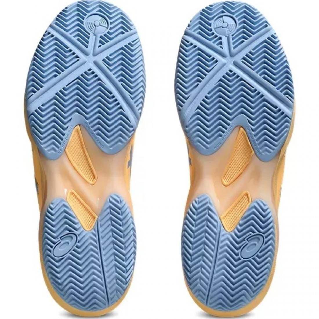Zapatillas Asics Solution Swift FF 2 Padel Naranja Crema Mujer - Imagen 2