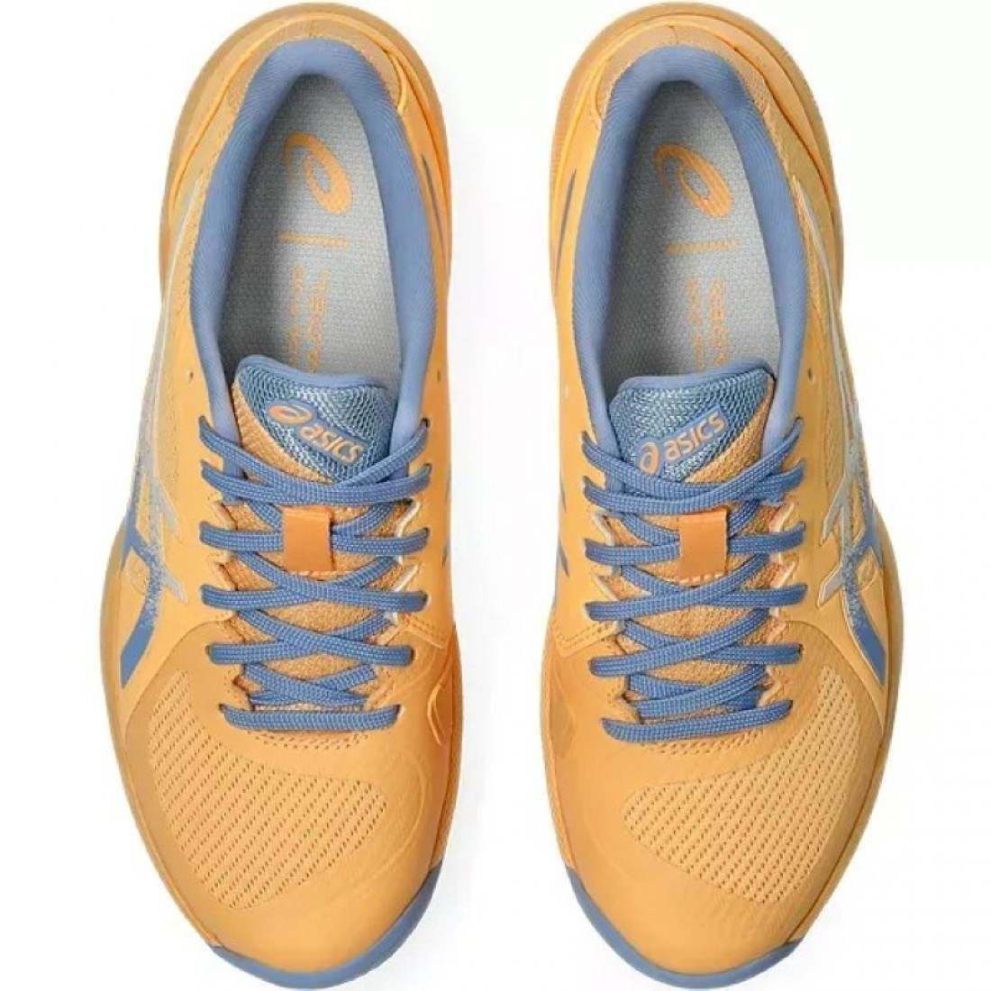 Zapatillas Asics Solution Swift FF 2 Padel Naranja Crema Mujer - Imagen 4