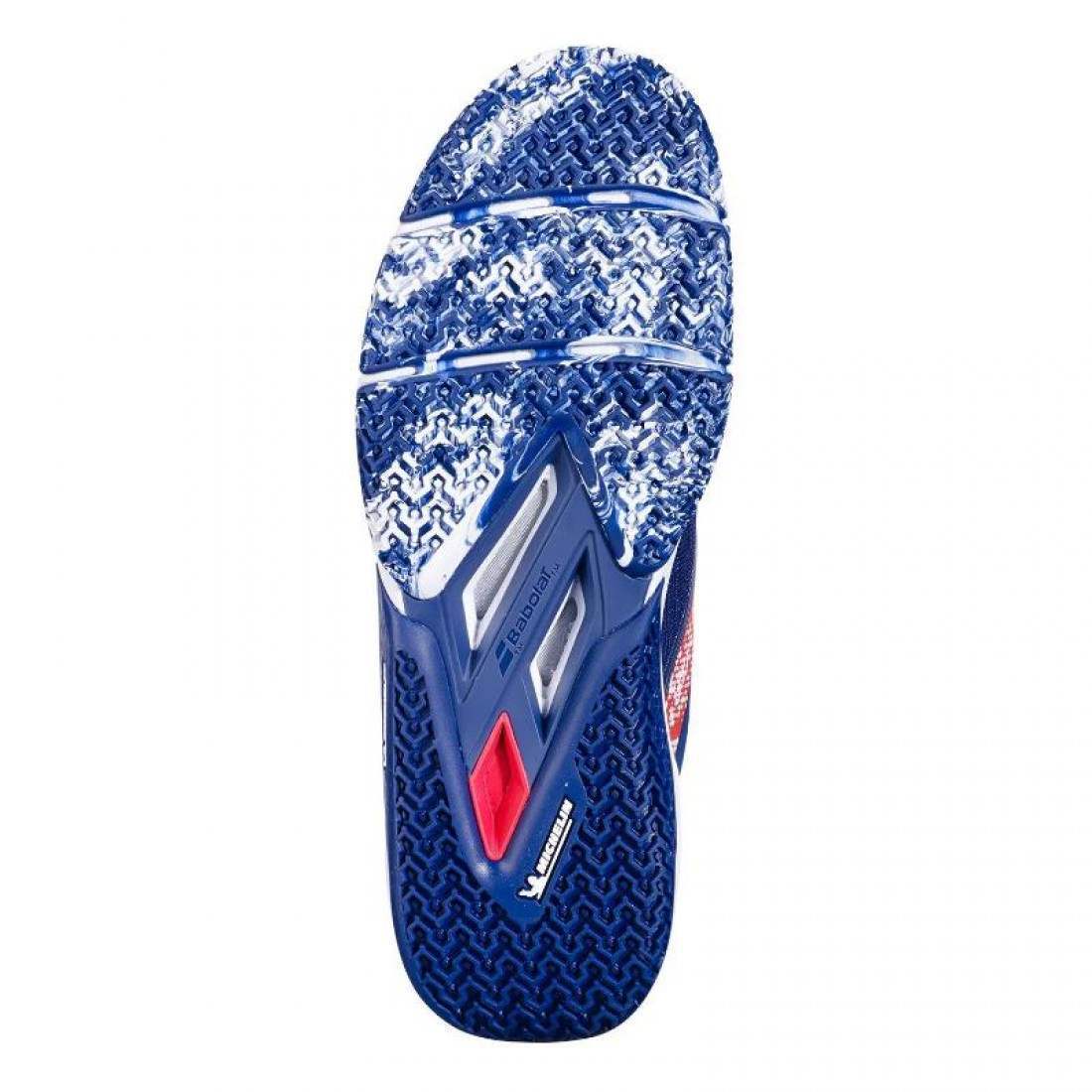 Zapatillas Babolat Movea 2 Azul Oscuro Rojo - Imagen 2