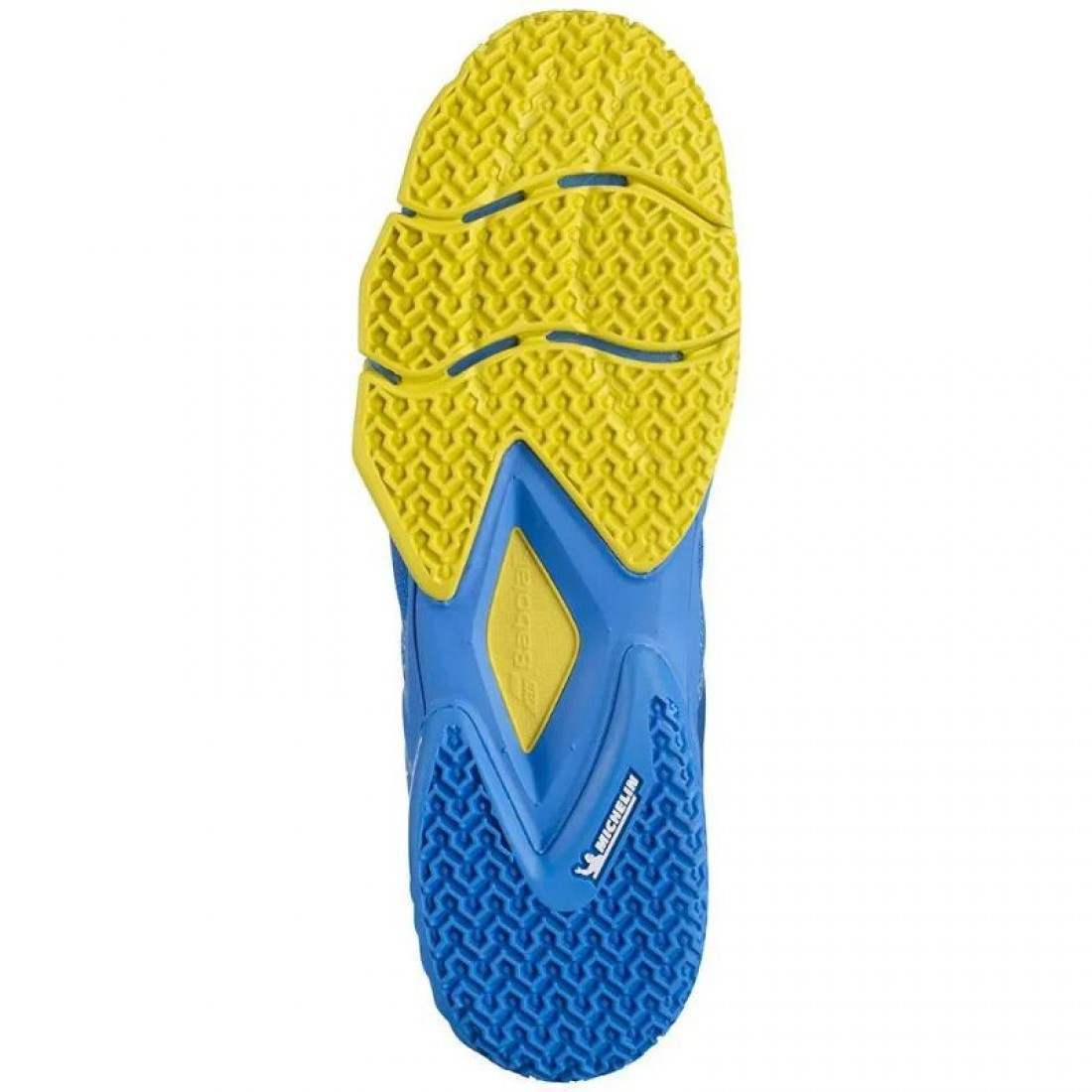 Zapatillas Babolat Movea Azul Frances Amarillo - Imagen 2
