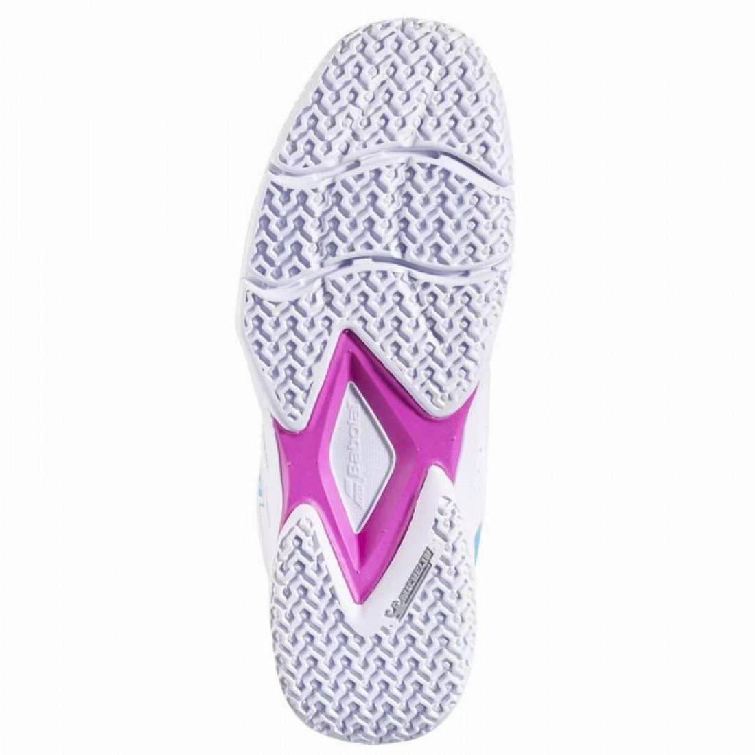 Zapatillas Babolat Sensa Rise Blanco Rosa Mujer - Imagen 2