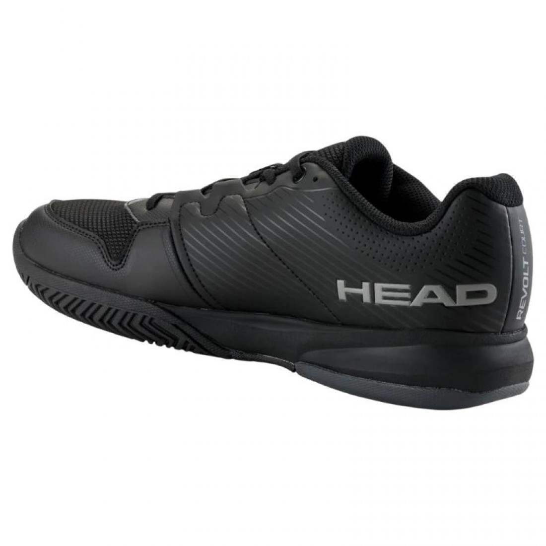 Zapatillas Head Revolt Court Negro Gris - Imagen 3