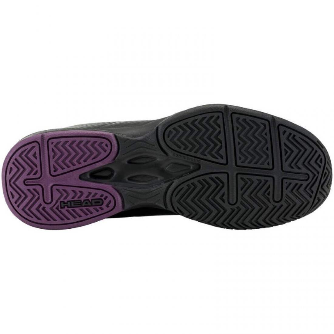 Zapatillas Head Revolt Court Negro Morado Mujer - Imagen 2