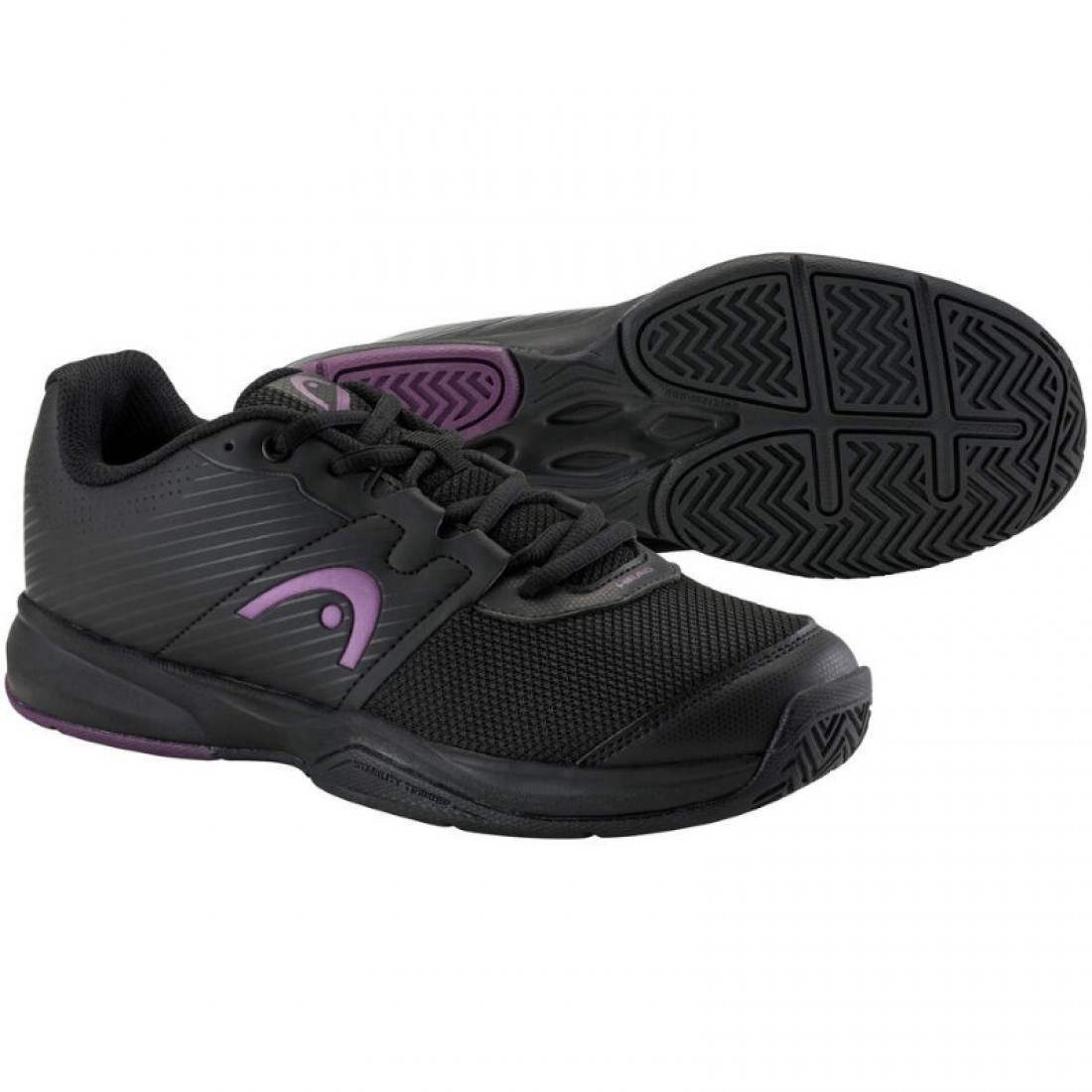 Zapatillas Head Revolt Court Negro Morado Mujer - Imagen 5