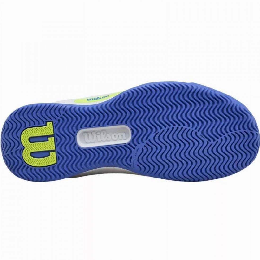 Zapatillas Wilson Intrigue Pro Blanco Azul Mujer - Imagen 2