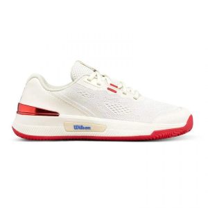 Zapatillas Wilson Intrigue Pro Tofu Rojo Mujer