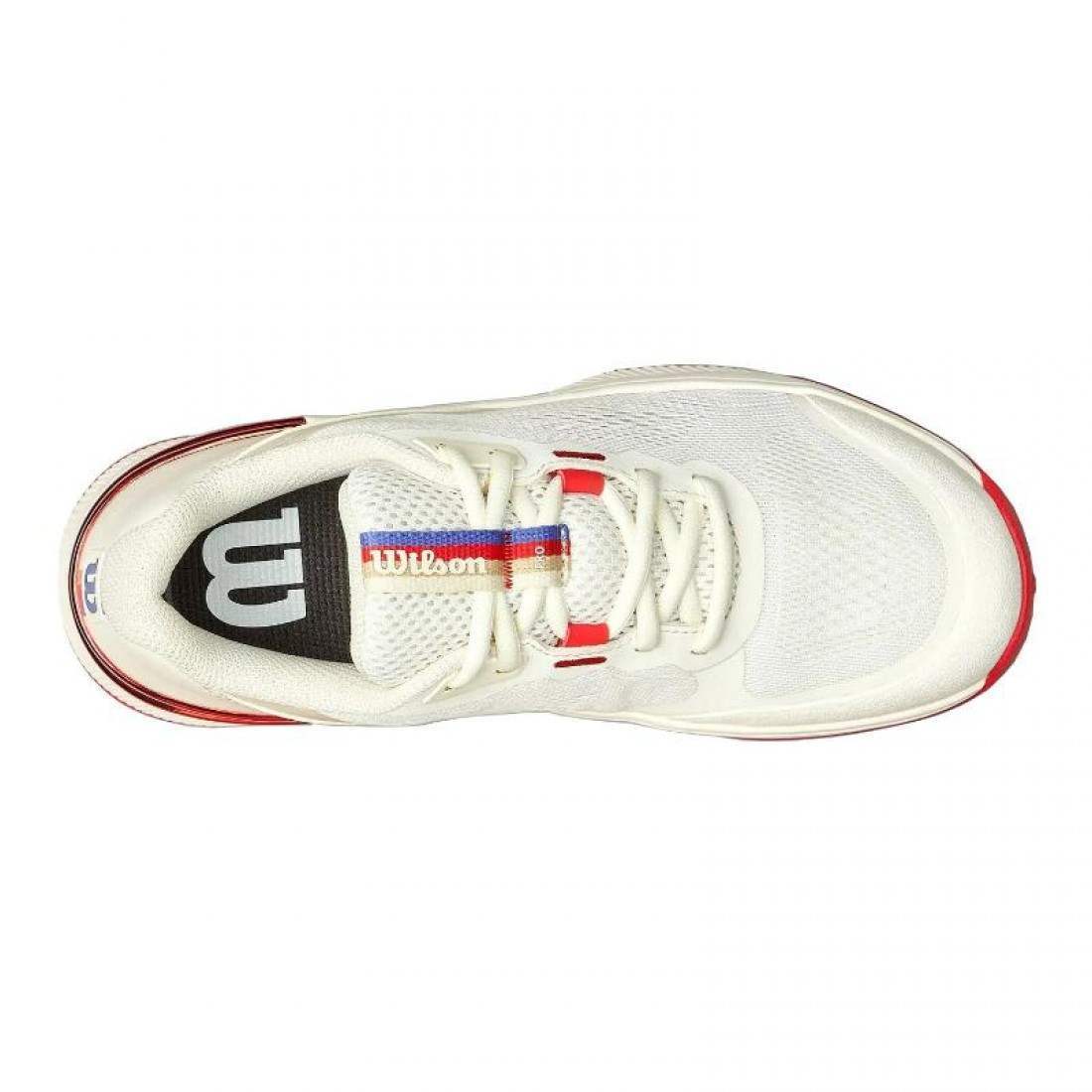 Zapatillas Wilson Intrigue Pro Tofu Rojo Mujer - Imagen 4