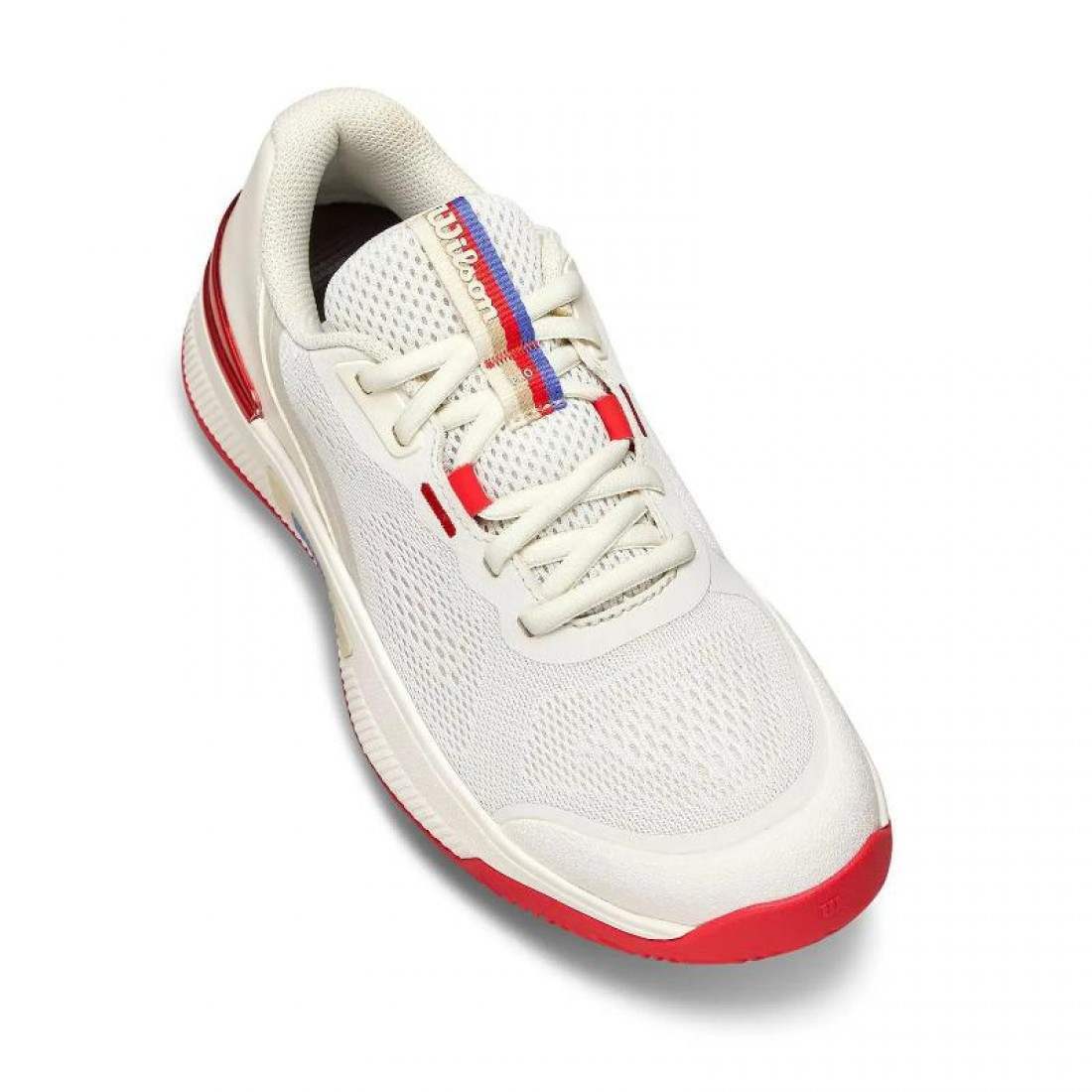 Zapatillas Wilson Intrigue Pro Tofu Rojo Mujer - Imagen 5