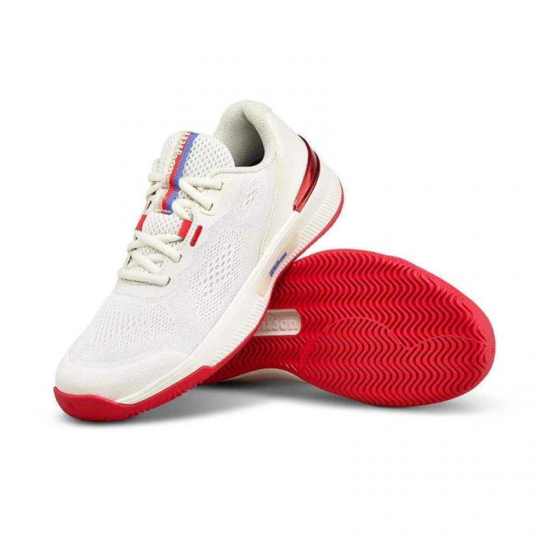 Zapatillas Wilson Intrigue Pro Tofu Rojo Mujer - Imagen 6