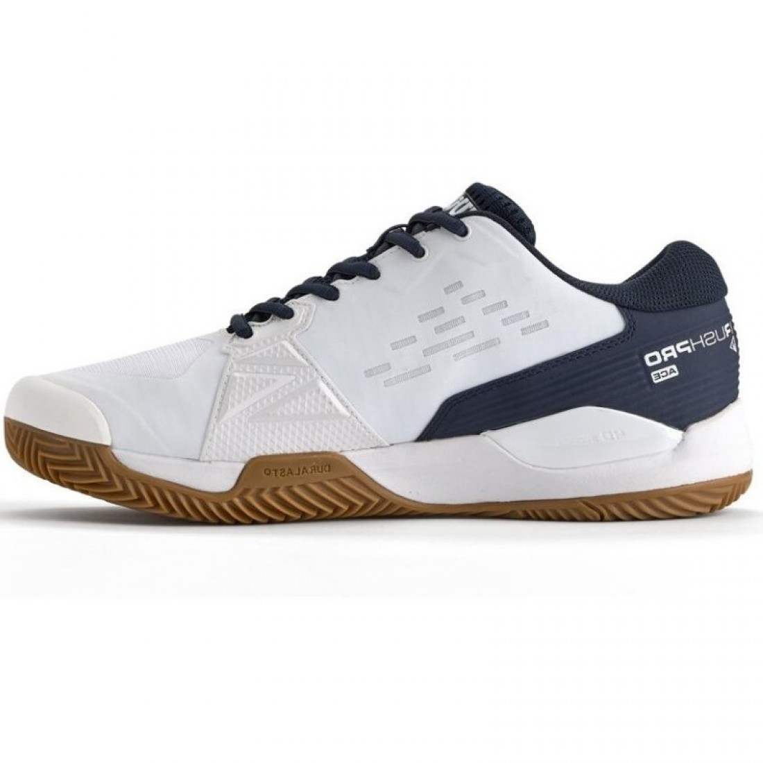 Zapatillas Wilson Rush Pro Ace Clay Blanco Azul Marino - Imagen 3