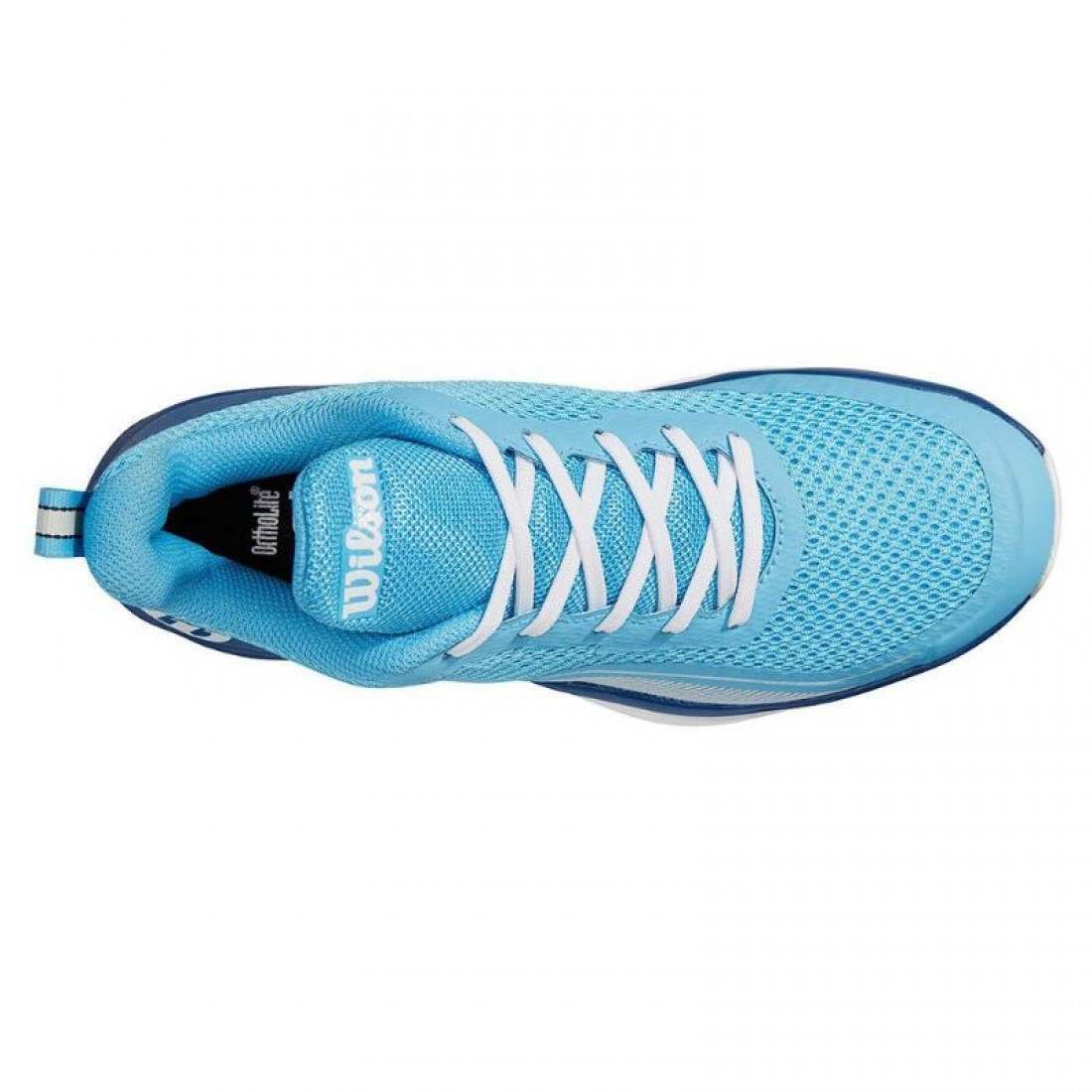 Zapatillas Wilson Rush Pro Lite Azul Royal Cielo Blanco Mujer | Wilson - Imagen 5